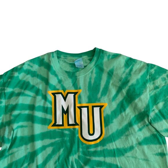 Port Company Methodist University Men's Size XL Short Sleeve Tie Dye T-Shirt - Picture 5 of 14